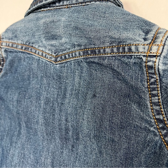 Polarn O. Pyret Demin Long Sleeve Shirt: Size 6-9M (74 cm) - Picture 5 of 7